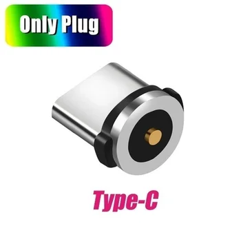 1/3/5/10Pcs Kārta Magnētisko Kabeļa Spraudņa Tipam C Micro USB Zibens Modes Uzlādes Kabeli ar Kontaktdakšu