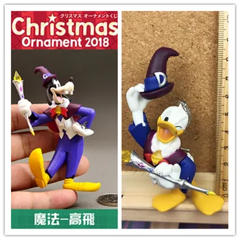 1 gab. 8.5-10cm Disney sākotnējā Klasisko Donald duck Dumjš rīcības Attēls Kolekcionējamus Modelis Rotaļlietas ziemassvētku eglītes rotājumu