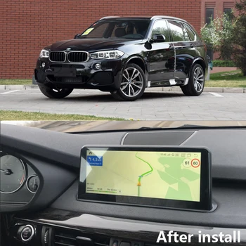 10.25 collas 8 Kodolu 1920*720 Blue anti-glare Carplay Android 10.0 Car DVD GPS for BMW X5 F15 X6 F16-2017 NBT Sistēma DSP 4G