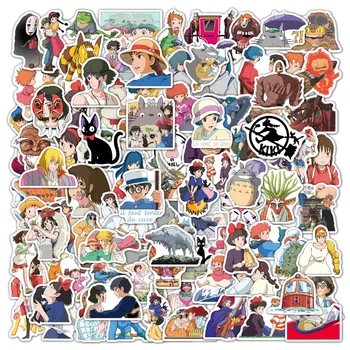 10/50/100 GAB Hayao Miyazaki Mans Kaimiņš Totoro Maz Raganu Anime Grafiti Uzlīmes, Auto, Biroja Telpu Dekorēšana Uzlīmes