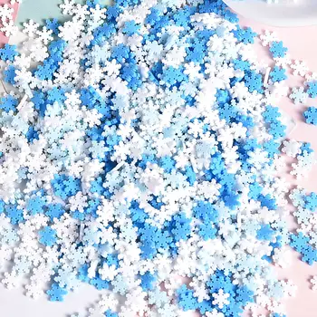 100g Zvaigžņu Sirds Polimēra Karstā Māla Sprinkles, lai Gļotas Viltus Kūka Apdare Amatniecības DIY Tiny Gudrs plastmasas klei Dubļu Daļiņas, 5mm