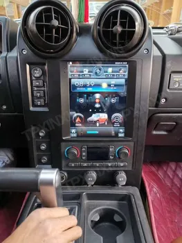 128GB Android 10 Tesla Stila Ekrāna Hummer H2 2004 Auto Radio Multimediju Video Atskaņotājs, Navigācijas Galvas Vienības GPS Auto 2din DVD