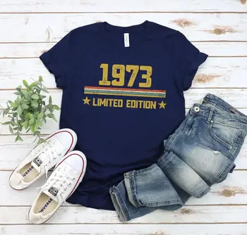 1973 vintage limited edition dzimšanas dienas dāvana vīriešiem un sievietēm/48. dzimšanas dienas dāvanu idejas par viņu/viņas 1973 vintage T-krekls