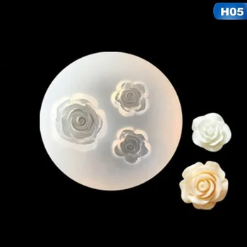 1gb 3D Ziedu Epoksīda Pelējuma Roku darbs Rotaslietas Kulons Pieņemšanas Pelējuma Diy silikagela Pelējuma Apdare