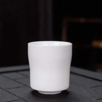 1gb/3pcs Ķīnas Keramikas Tējas Tase Baltā Porcelāna Kung Fu Keramikas Krūzes Ar Rokturi Drinkware Vīna Kafijas Krūze Teacup Vairumtirdzniecība