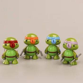 1gb/Maiss Jauki Mini Bruņurupuči Darbību Attēls Karikatūra Tartaruga Bruņurupuči Rotaļlietas Bērniem Anime Attēls Lelle, rotaļlietas bērniem