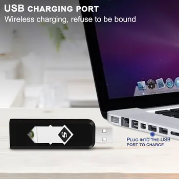 1PC Pretvēja USB Lādējamu Vieglāks Touch Indukcijas Elektriskās Ceļojumu piepīpētāja Smēķēšanas Piederumi Dāvanu 2021 Karstā