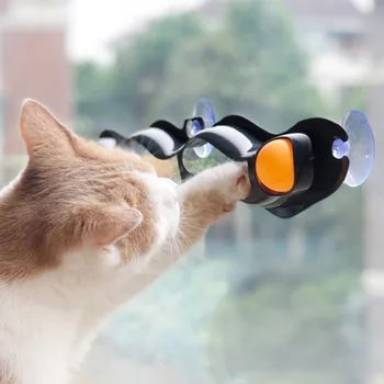1PC Smieklīgi Bumbu Rotaļlieta Sūcējs Windows Pet Cat Toy Spēlēt Kaķis Spēlēt Tunelis Ar Bumbiņas Tautas Pet Piegādēm