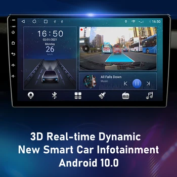 2 Din Android 10.0 Auto Atskaņotājs, Stereo Audio Radio Kia RIO 3 2011. - 2016. gada Multivides Video Touch Screen 4G Wifi Skaļrunis MP5 DVD