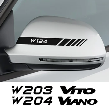 2GAB Automašīnas Atpakaļskata Spoguļa Uzlīmes Par Mercedes CITAN R V KLASES SPRINTER VIANO VITO W124 W203 W204 Auto Piederumi Vinila Decal