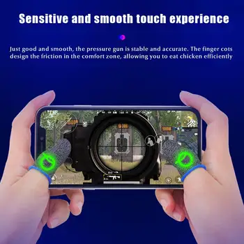 2gab Gaismas Mobilo Spēļu Kontrolieri Pirkstu Uzmavas Mobilās Spēles Cimdi Touch Screen Pirkstu Gultiņas Spēļu Piederumi