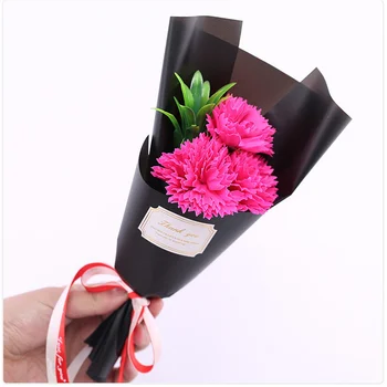 3pcs Ziepes Ziedi Rožu Neļķu Pušķis Mātes Diena Dāvanas Valentīna Dienā Dāvana Draudzenei, mākslīgie ziedi Nelielas Dāvanas