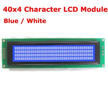 40x4 4004 Raksturs LCD Modulis Zila/Balta, LED Apgaismojums SPLC780D Bezmaksas Piegāde Bez Sekošanas