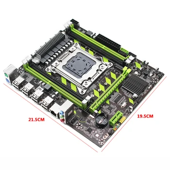 Atslēdznieks X79 Pamatplates LGA 2011 M-ATX M. 2 NVME Slots Atbalsta Intel Xeon E5 V1 & V2 Mātesplati DDR3 ECC RAM X79G