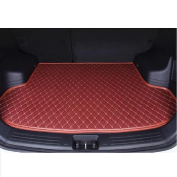 Augstas kvalitātes mākslīgās ādas Pasūtījuma auto bagāžnieka paklājiņš par tesla model 3 S Model X Y auto Piederumi paklāju alfombra