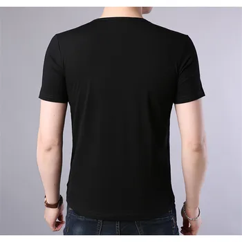 B1031-Īsām piedurknēm t-krekls vīriešu 1 vasaras jauna tendence korejiešu versija kokvilnas pavasara vīriešu apaļu kakla pusi piedurknēm apģērbs