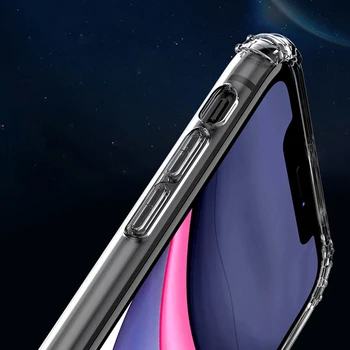 Boucho Pārredzamu Tālrunis Lietā Par iPhone 12 Pro 11pro Max 8 7 6 6s Plus X XR XS Max Mīksto TPU Case For iPhone 11Pro Max Segums