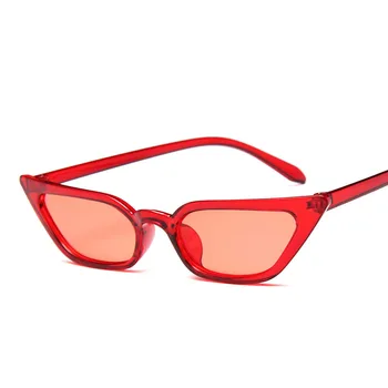 Caurspīdīgs Okeāna Lēcas, Kaķu Acu Saulesbrilles Sievietēm, Vīriešiem Mazo Rāmi, Saules Brilles Vintage Sieviešu Brilles UV400 Aizsardzība