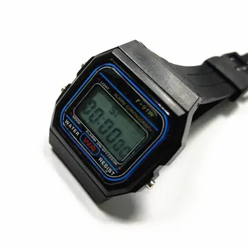 Digitālā Sporta pulkstenis ar LED Gaismas Smart rokas Pulkstenis Gadījuma Gaismas Watche ar Pedometrs Daudzfunkcionālu Vīriešu Ūdensnecaurlaidīgs
