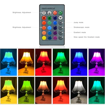 E27 E14 LED Spuldze 5W 7W RGB, 16 Krāsas Maināmi, LED Lampas, 110V, 220V RGB LED Spuldzes Izgaismos Ar INFRASARKANO staru Tālvadības pults Mājas Dekoru