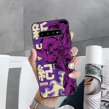 Evangelion Anime Asuka Ayanami Rei NERV Telefonu Gadījumos Samsung Galaxy S20 Ultra S20 Plus S10 S8 S9 Plus S7 Malas S21 Plus