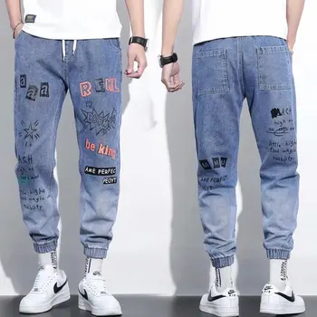 Hip Hop Vīriešu Bikses Streetwear korejas Skriešanas Bikses Vīriešu Modes Kravas Bikses Vīriešu Ikdienas Vīriešu Apģērbs Elastīgs Viduklis Vīriešu Bikšu