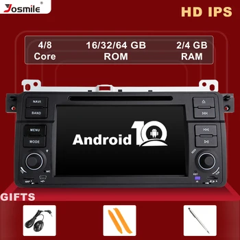 IPS DSP 1 Din Android 10 Automašīnas Radio Multimediju BMW E46 M3 Rover 75 Kupeja 318/320/325/330/335 Navigācijas 8 Core, 4 GB RAM atmiņa, 64GB