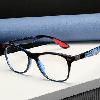 Ir 2021. Anti Zilā Gaisma Brilles Vīriešiem Pārredzamu Briļļu Rāmi, Spēļu Laukums Brilles Datora Aizsardzību Optiskās Brilles
