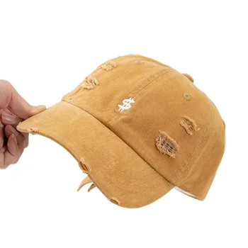 Ir 2021. Modes Beisbola cepure Vīriešiem un Sievietēm Mazgātas Kokvilnas Snapback Cepure, Četri Gadalaiki Saules Cepures Retro Plāksteris Cepures Tētis Cepures