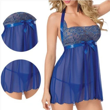 Ir 2021. Sievietes Sexy V Kakla Apakšveļa Sleepwear Plus Lieluma Cietā Loku Siksnas Pludmales Kleita bez Piedurknēm Backless Vestidos 5XL