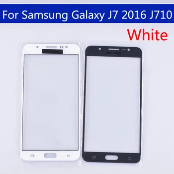 J710 Samsung Galaxy J7 2016 J710 J710F J710FN J710M J710MN J710H Touch Screen Ārējais Stikls LCD Priekšā TouchScreen Objektīvs 5.5
