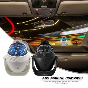 Jūras jūras Kompass Pārnēsājamo Elektronisko Laivu, Kuģu, Auto Transportlīdzekļa Kompass Pozicionēšanas Navigācijas Āra Auto Piederumi