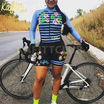 Kafitt Kluba Sieviešu garām Piedurknēm Apģērbs Velo Triatlona Tērps Skinsuit Komplekti Macaquinho Ciclismo Feminino Jumpsuit Komplekti Vasaras