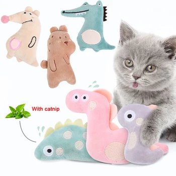Kaķu Rotaļlieta Catnip Interaktīvās Plīša Pildījumu Košļāt Pet Rotaļlietas Raust Funny Kaķis Piparmētru Mīkstu Zobu Tīrīšana Rotaļlieta Kaķis Kaķēns Pet Produkti