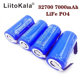 LiitoKala Lii-70.A 32700 lifepo4 3.2 V 7000mAh 33A 55A metināšanas sloksnes, lai skrūvgriezi elektrisko velosipēdu ar akumulatora jauda