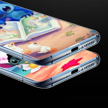 Lilo Dūriens Multfilmu Xiaomi Poco X3 NFC M2 X2 F2 F3 C3 M3 F1 Pro Mi Spēlēt Sajauc 3 A3 A2 A1 6 5 Lite Mīksto Telefonu Gadījumā