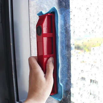Logu Tīrītājs Viena Stiklojuma 1PC Magnētisko Windows Portatīvo Noderīgu Stikla Tīrīšanas Līdzeklis ar Auduma Lietošanai Mājās 2 mm 28 mm