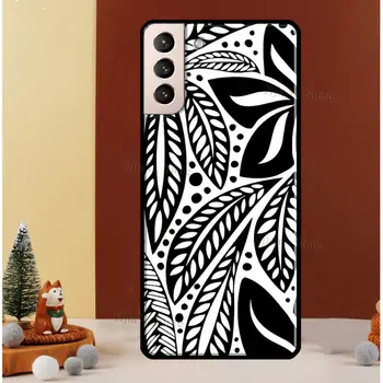 Maori Polinēzijas Samoāņu Cilšu Case For Samsung Galaxy S21 Ultra, Ņemiet vērā, 20, Ņemiet vērā, 10 S8 S9 S10 Plus S20 FE Tālruņa Aizmugurējo Vāciņu