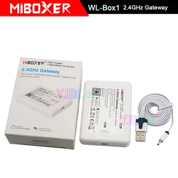 Miboxer 2.4 G RF Bezvadu Tālvadības Vienu Krāsu CT RGB RGBW RGB+PKT LED Lentes Kontrolieris Milight LED Gaismas Indikators reostats 2.4 G Vārti