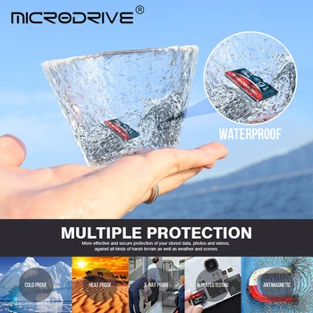 MicroDrive Augstas Veiktspējas Micro SD Karti par tālruni, tabletes Auto DVR 8GB 16GB 32GB Micro SD 64GB, 128GB class 10 Atmiņas Karte
