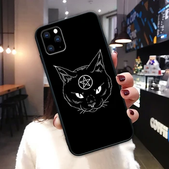 Moderns Raganas Mēness Tarot Noslēpums Totem Kaķis Telefona Gadījumā Huawei P9 P10 P20 P30 P40 Pro Lite Psmart