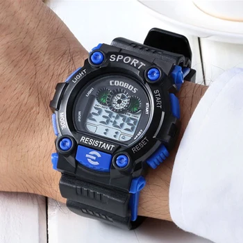 Modes Gaismas Vīri Militārās Skatīties Ir 2021. Luksusa Ūdensizturīgs Sporta Ciparu LED rokas pulksteņi Pārtraukt Skatīties 12/24 Stundas Nedēļā Vīriešu Pulkstenis