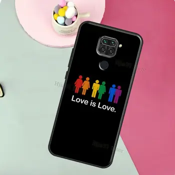 Mīlestība IR MĪLESTĪBA LGBT PRAIDU Gadījumā Xiaomi Redmi Piezīme 8 Pro 9 Pro 8T 9S Ņemiet vērā, 10 Pro Vāks Redmi K40 9.A 8.A 9.C 9T