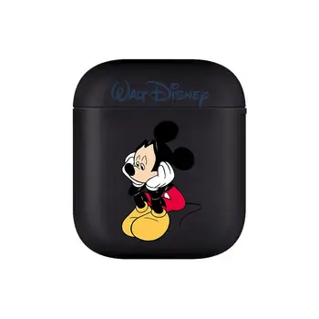 Mīlestība Pīļu Mickey Minnie Mouse Mīksta Silikona Gadījumos Apple Airpods 1/2 Aizsardzības Bluetooth Bezvadu Austiņas Vāks Apple