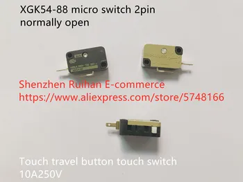 Oriģināls, jauns XGK54-88 mikro slēdzis 2pin normāli atvērt touch ceļojumu pogas pieskārienu pārslēgt 10A250V