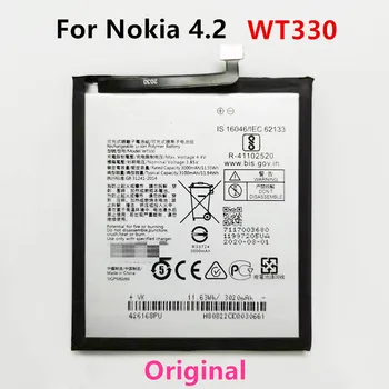 Oriģināls WT330 3100mAh nomainītu Akumulatoru, Nokia 4.2 WT 330 Nokia4.2 Mobilo telefonu Baterijas