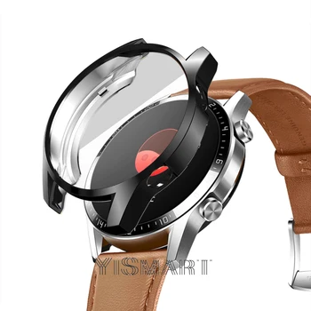 Par Huawei Skatīties GT 2 42mm 46mm TPU Smart Watch Gadījumā Pilnībā Segtu Ekrāna Aizsargs GT2 Aizsardzības Apvalks