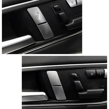 Par Mercedes Benz a B C E GLK ML, GL G Klases Durvju slēdzenes, Atbloķēšanas Pogas Vizuļi Apdare Vāka Uzlīmes Apdares Auto Stils
