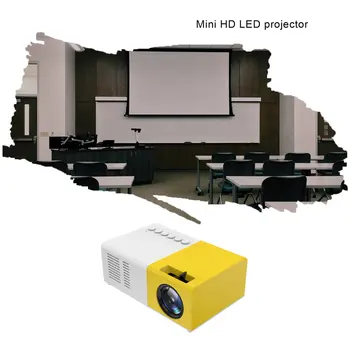 Portatīvo Projektoru 3D Hd Led Mājas Kinozāles Kino HDMI saderīgu Usb Audio Projektors Yg300 Mini Projektoru Camara Masanori