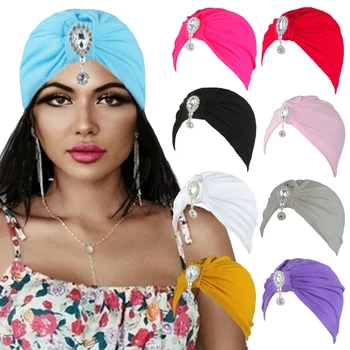 Powmuco Shining Star Formas Kuloni Sieviešu Indijas Cepures Modes Silts Vienkrāsainu Kokvilnas Poliestera Meitenes Caps Apģērbu, Rotas